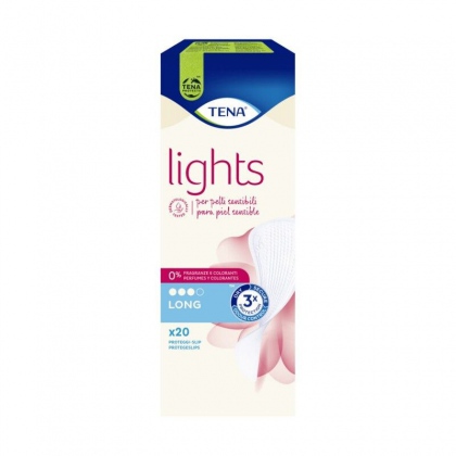 TENA lights lungo salvaslip per perdite urinarie e pelli delicate confezione da 200 pz