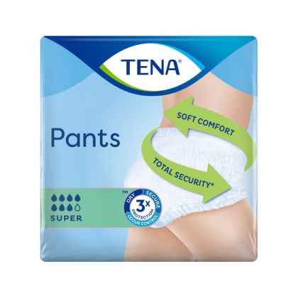 TENA Pants Super mutandine assorbenti per perdite urinarie confezione da 80 pz