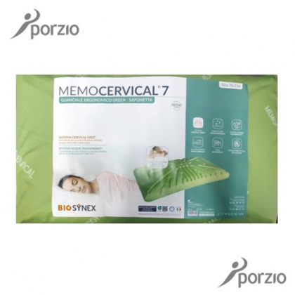 Memocervical Cuscino Saponetta Antibatterico in Memory Foam
